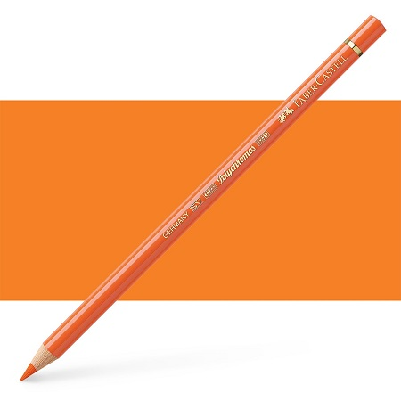 113 orange glaze polychromos artist color pencil