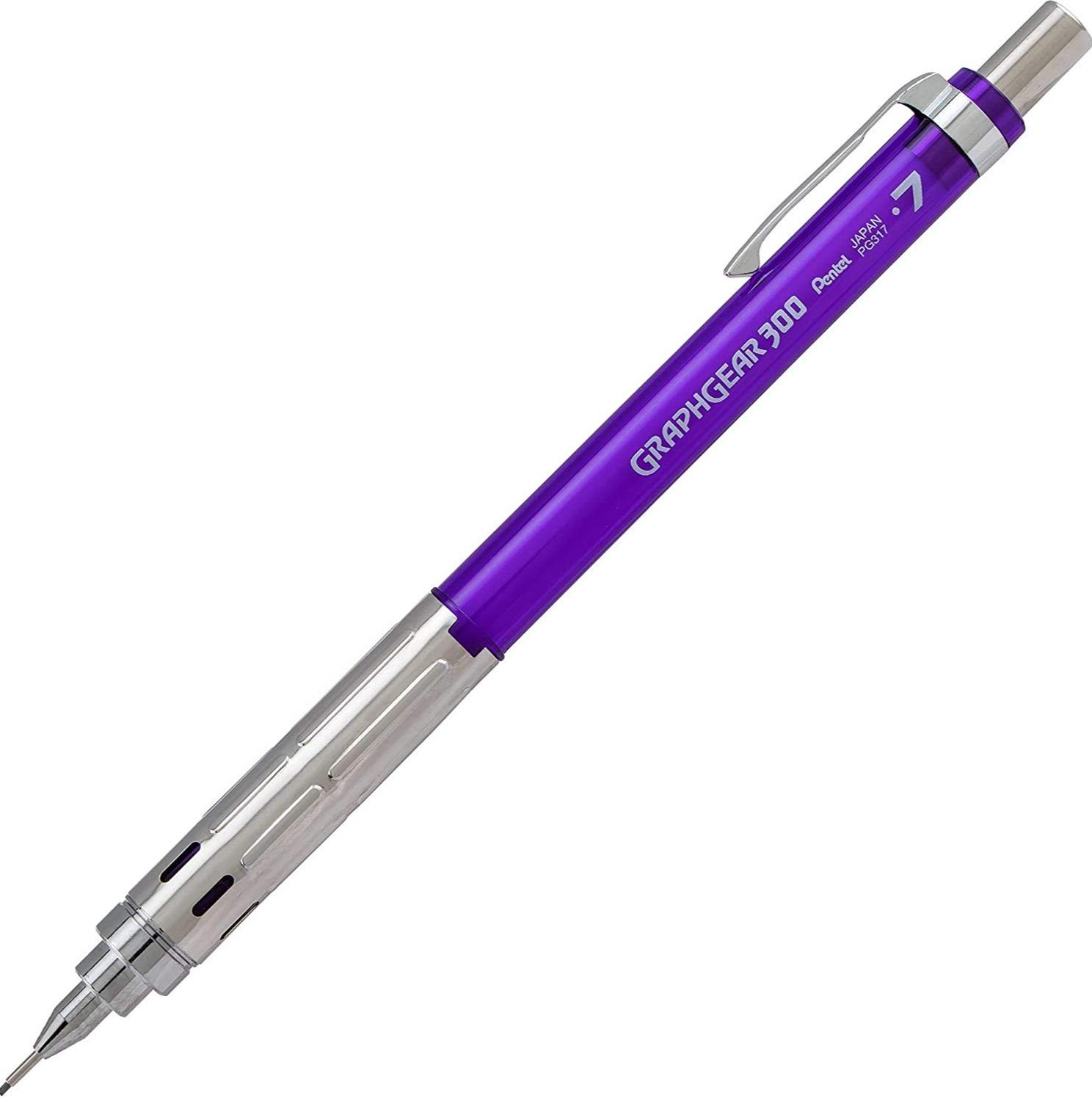 اتود 0.7 بدنه بنفش گراف PENTEL GRAPH300 PG317-TVX