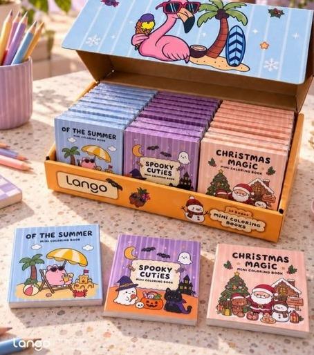 دفتر مینی رنگ آمیزی Lango Mini coloring 3