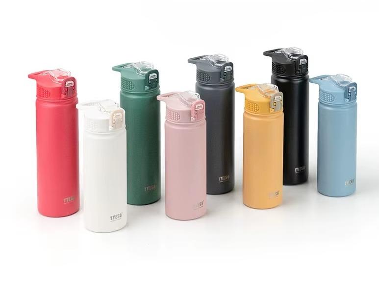 فلاسک کمپی رنگی مات TYESO 600 ML TS-8770C