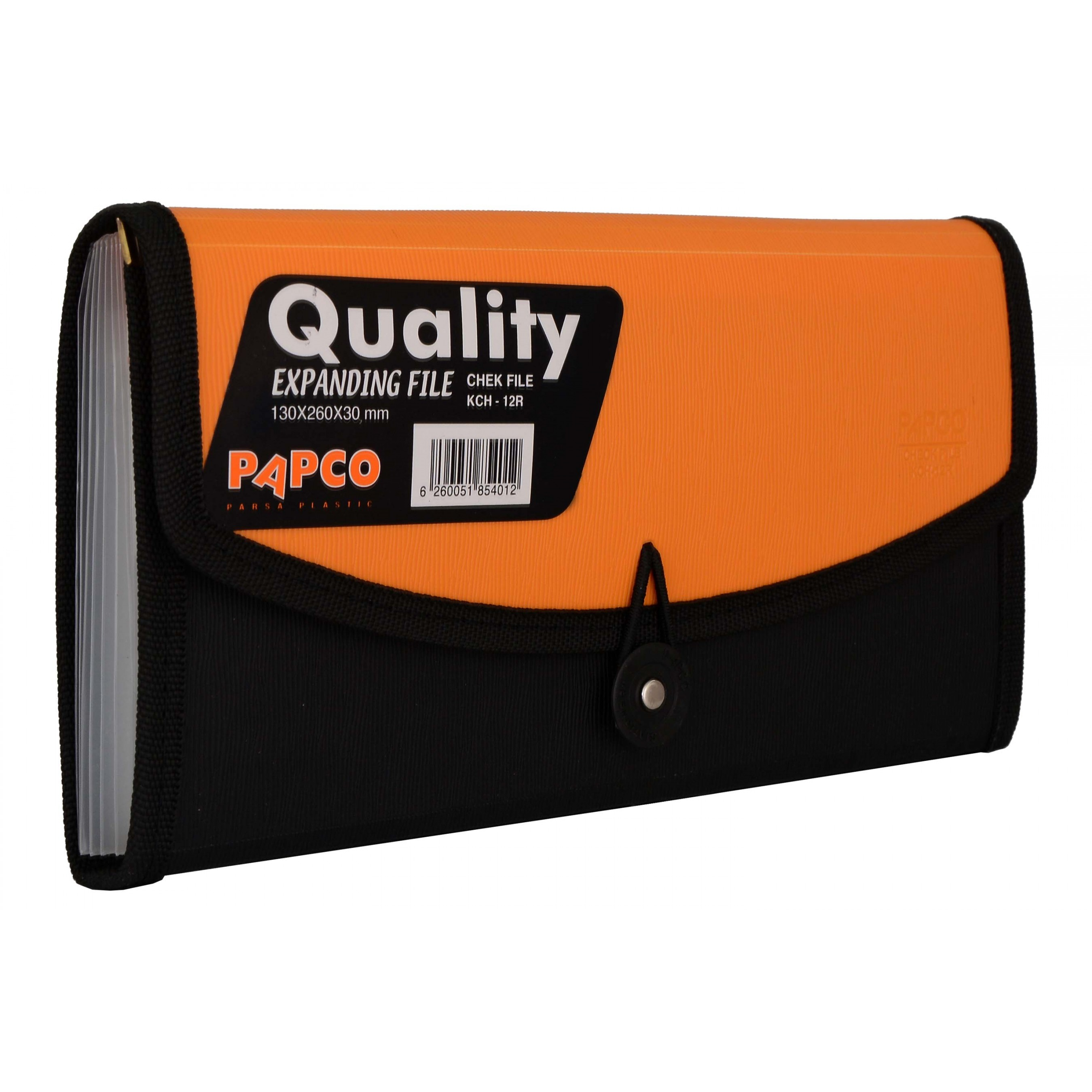چک فایل EXPANDING FILE CHEK FILE 130*260*30 MM KCH-12R پاپکو