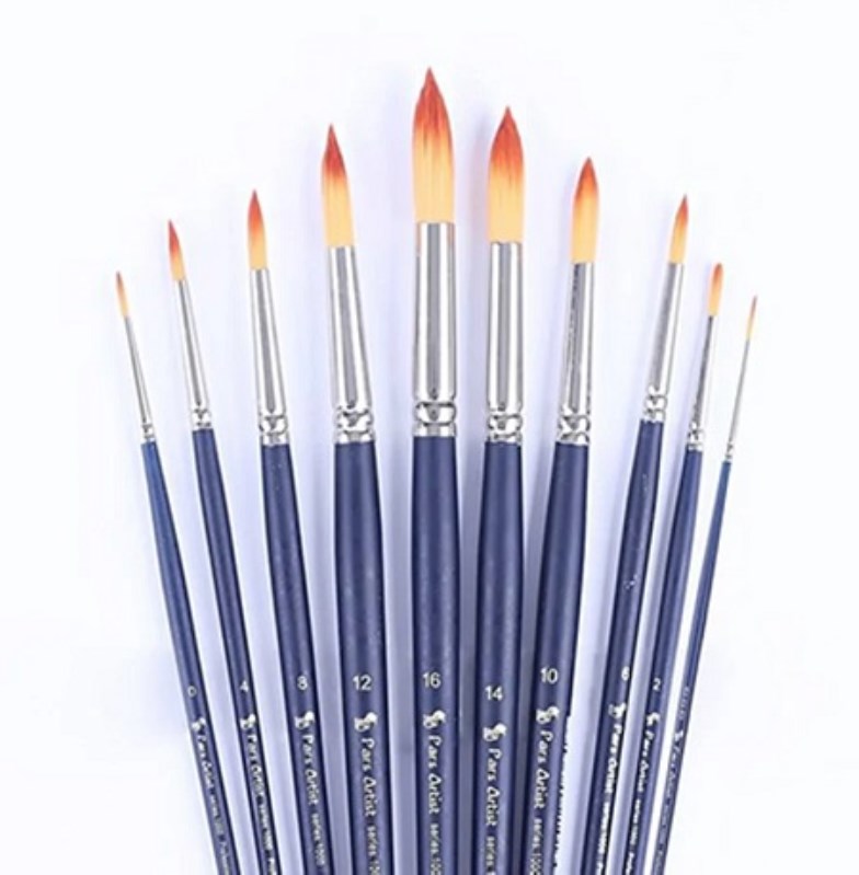 سری 1000 قلم مو سایز 5 گرد دسته بلند