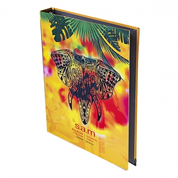 کلاسور 200 برگ 26 حلقه قفل فلزی