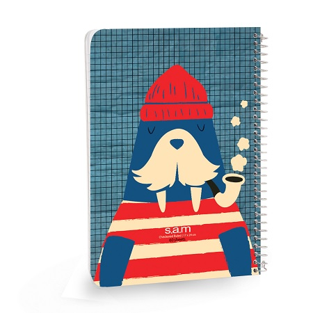 دفتر 60 برگ شطرنجی ریز سیمی وزیری 2029