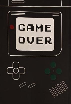 دفتر یادداشت وزیری جلد نرم مدل GAME OVER سری RETRO همین