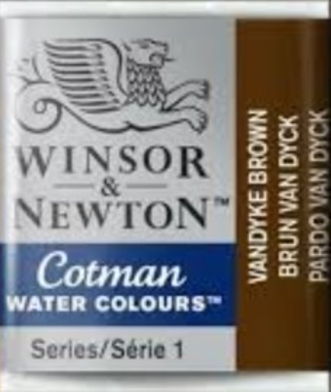 قرص کوچک آبرنگ VANDYKE BROWN 0301676