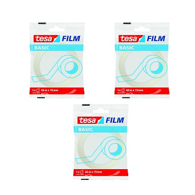 چسب نواری باریک tesa Film Basic 58545-00000
