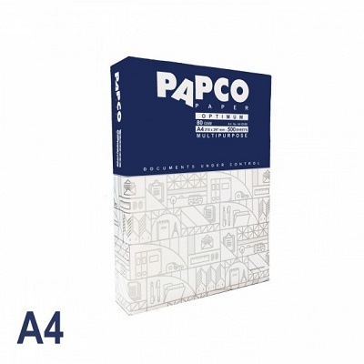 کاغذ A4 بسته 500 برگی 80گرم پاپکو A4-O500