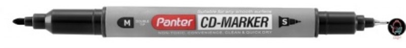 ماژیک سی دی دو طرفه مشکی Panter 102