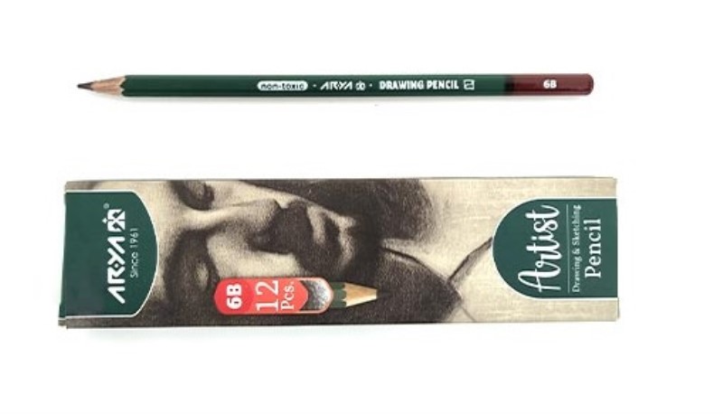 مداد طراحی 6B آریا