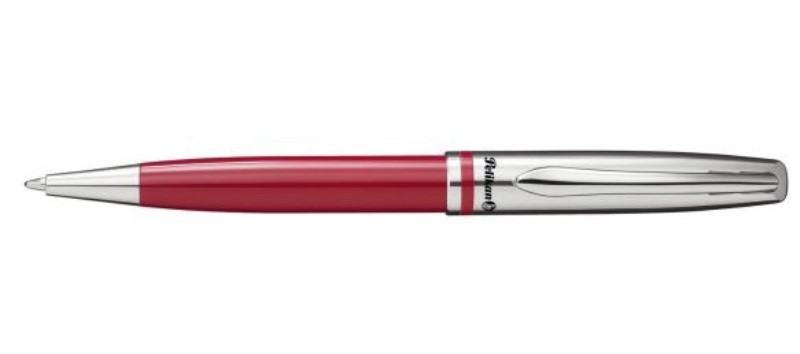 خودکار جاز کلاسیک بدنه استیل قرمز Pelikan