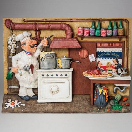 مجسمه فورچینو FINE DINING WALL ART   FO85704