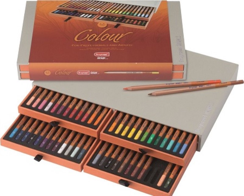 ست مداد طراحی جعبه چوبی 48 رنگ Bruynzeel Design 8805H48