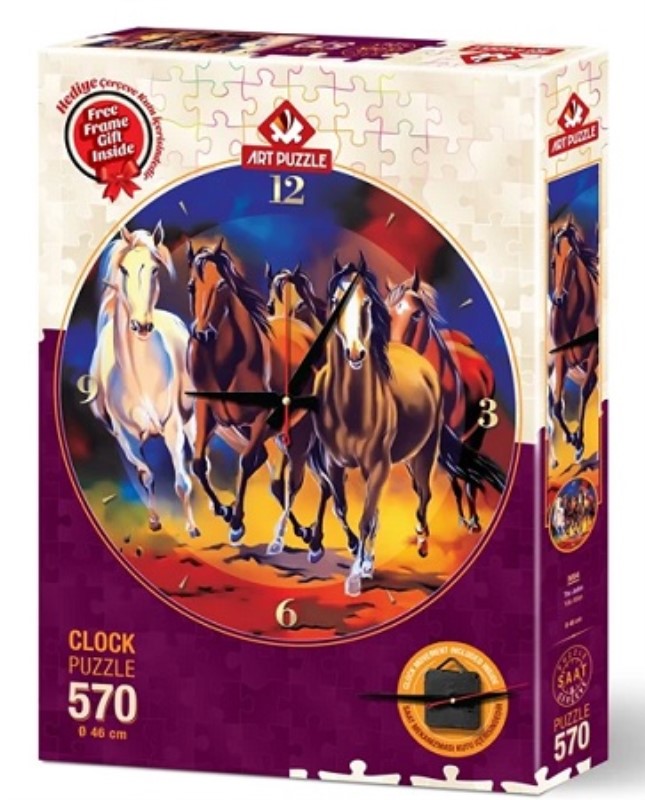 پازل ساعت CLOCK PUZZLE THE JADES 570 PCS 46 CM 5004