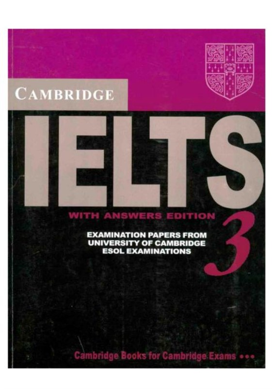 CAMBRIDGE ENGLISH IELTS 3  EXAMINATION PAPERS +CD امتحانات آیلتس