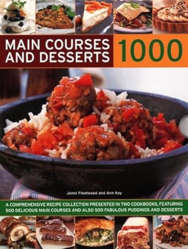 1000 MAIN COURSES & DESSERTS SLIPCASE