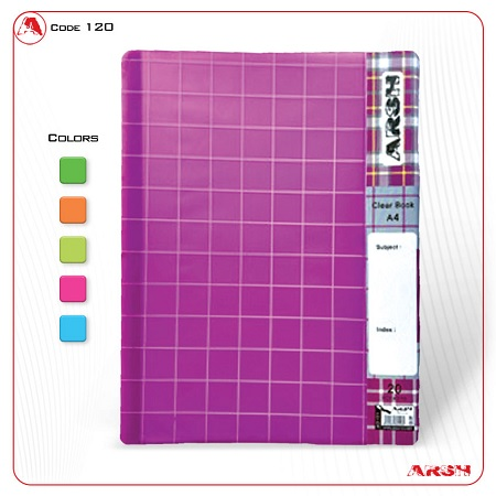 کلیر بوک 10 برگ square طلقی عرش ARSH 120