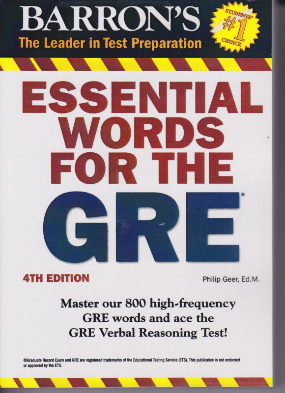 ESSENTIAL WORDS FOR THE GRE BARRONS