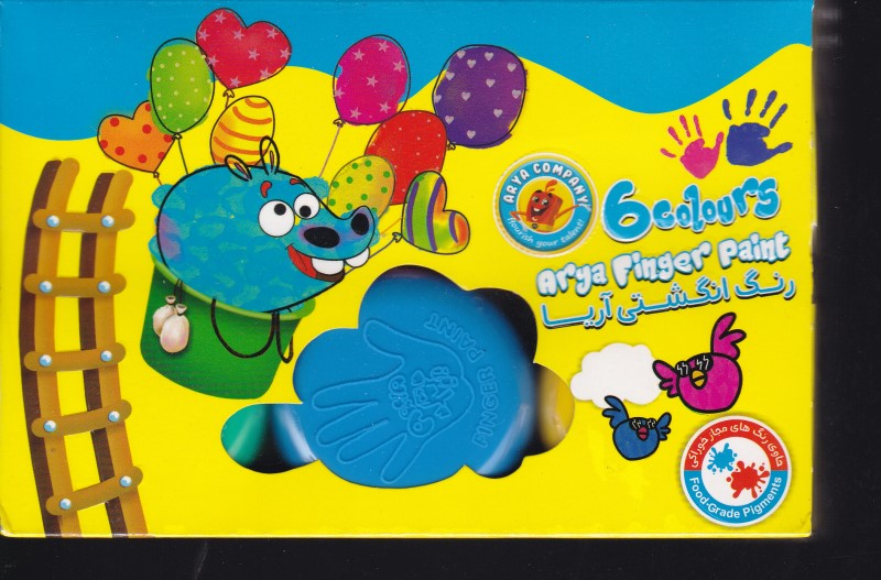 رنگ انگشتی 6 رنگ آریا 7003