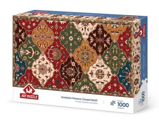 پازل PUZZLE 1000 PCS ANATOLIAN FLOWERS CARPET MOTIF 48×68 CM 41019