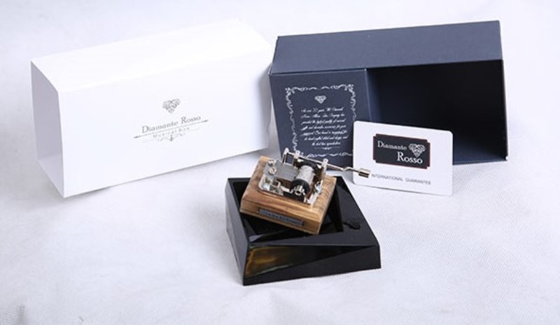 FUR ELISE SILVER MUSICAL BOX