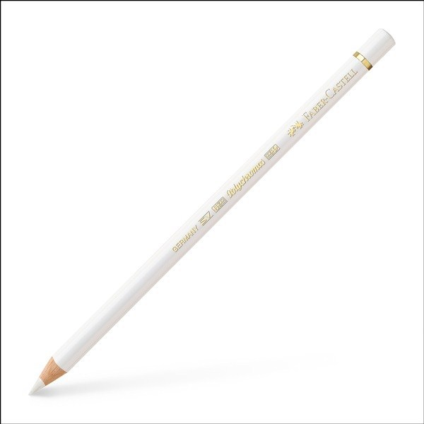 101 white polychromos artist color pencil