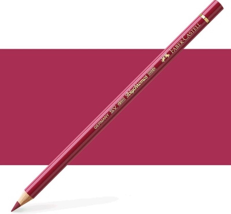 تصویر  225 dark red polychromos artist color pencil