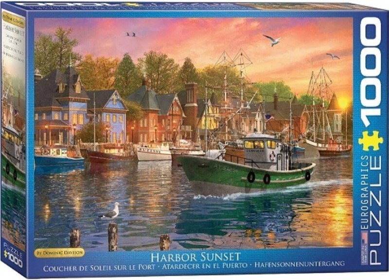 تصویر  پازل SUNSET HARBOR 1000 PCS 48×68 CM 6000-0969