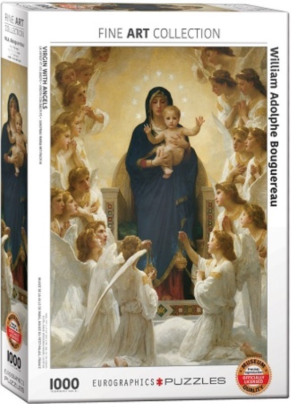 تصویر  پازل VIRGIN WITH ANGELS 1000 PCS 48×68 CM 6000-7064