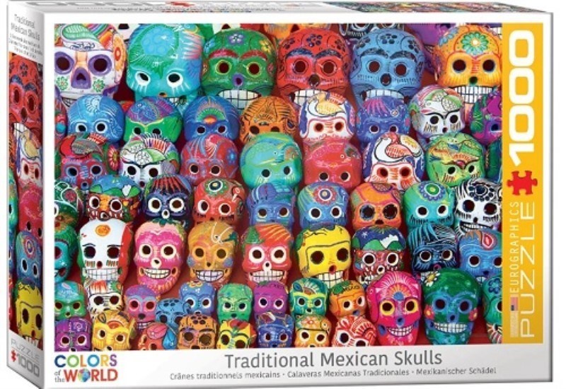 تصویر  پازل TRADITIONAL MEXICAN SKULLS 1000 PCS 48×68 CM 6000-5316