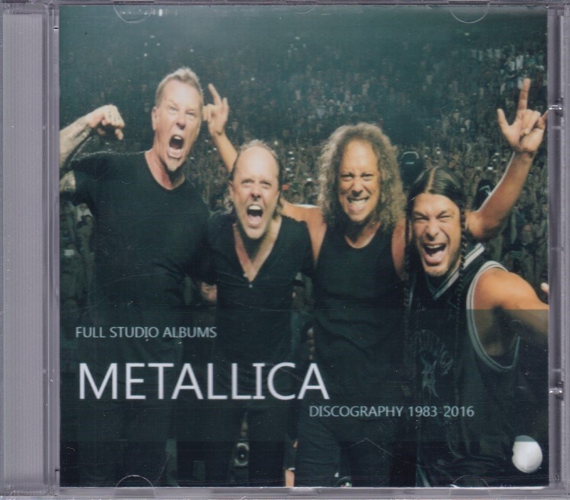 تصویر  METALLICA discography 1983-2016 full studio albums