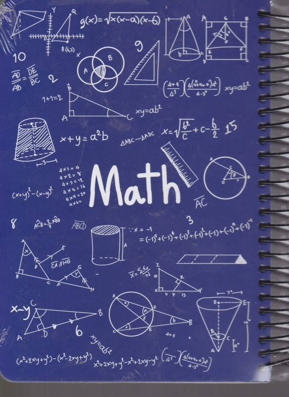 تصویر  دفتر رياضي آبي سيمي 200 برگ دات نوت MATH 16.5*23CM