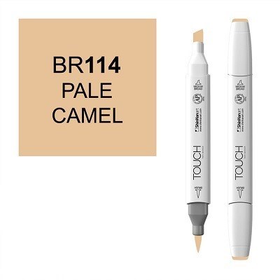 تصویر  ماژيك تاچ بدنه سفيد دوسر مديوم براش BR114