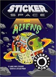 تصویر  Sticker Space And Aliens