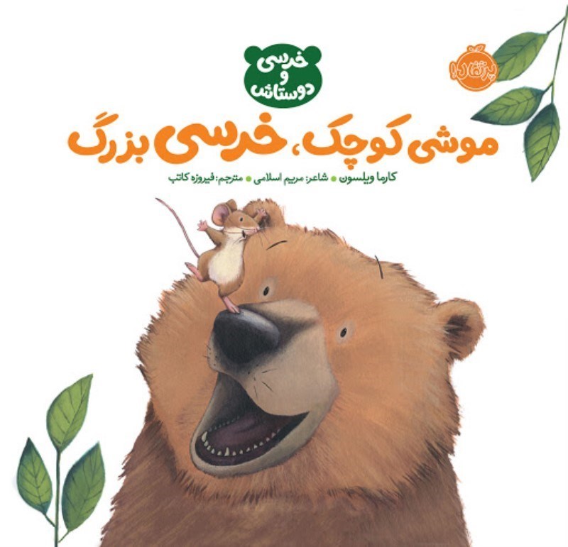 تصویر  خرسي و دوستانش موشي كوچك خرسي بزرگ پرتقال