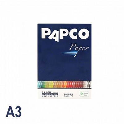 تصویر  كاغذ A3 بسته 500 برگي 80گرم پاپكو A3-P500
