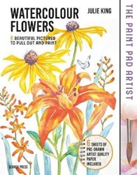 تصویر  The Paint Pad Artist: Watercolour Flowers : 6 Beautiful Pictures to Pull out and Paint