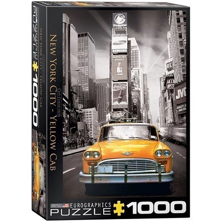 تصویر  پازل PUZZLE NEW YORK CITY-YELLOW CAB 1000 PCS 48×68 CM 6000-0657