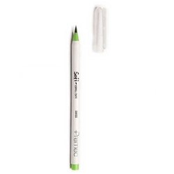 تصویر  قلم موي ماژيكي سافت براش سبز چمني Premec 