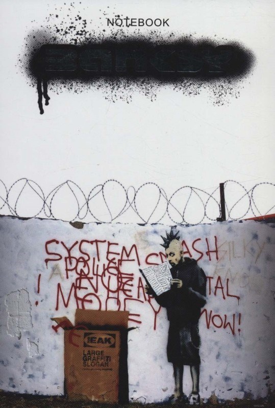 تصویر  دفتر خط دار بنكسي Banksy كد 471 هميشه