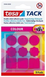 تصویر  Tack Double Sided Adhesive Pads Pink Colour tesa 59406-00000