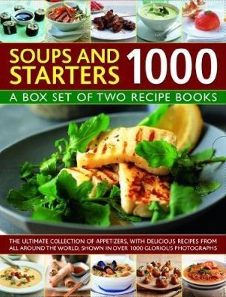 تصویر  Soups And Starters 1000 : A box set of two recipe books