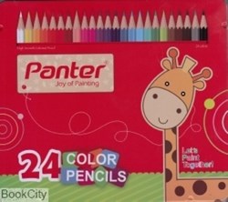 تصویر  مداد رنگي 24 رنگ فلزي Panter 