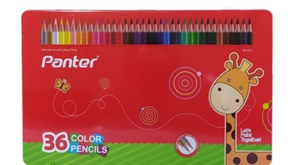 تصویر  مداد رنگي 36 رنگ فلزي Panter 
