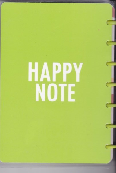 تصویر  دفتر HAPPY NOTE دكمه اي آبرنگ