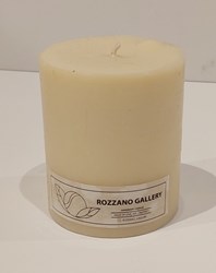 تصویر  شمع استوانه سفيد متوسط قطر 8  O.125