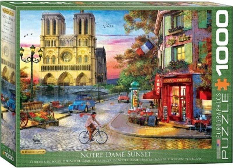 تصویر  پازل NOTRE DAME SUNSET 1000 PCS 48×68 CM 6000-5530