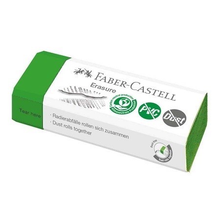 تصویر  پاك كن فاقد پي وي سي سبز بزرگ FABER CASTELL 187250