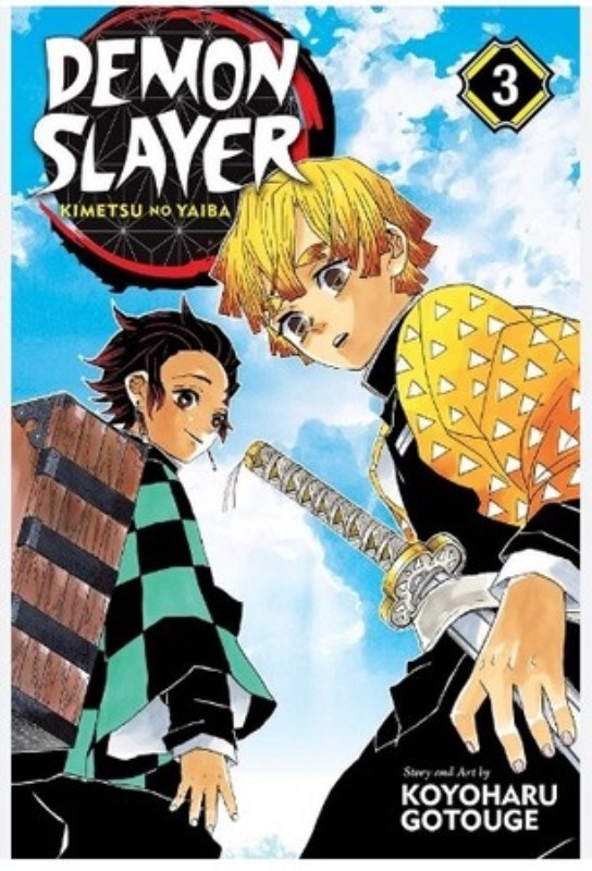 تصویر  مانگا فارسي شيطان كش DEMON SLAYER 3 مات