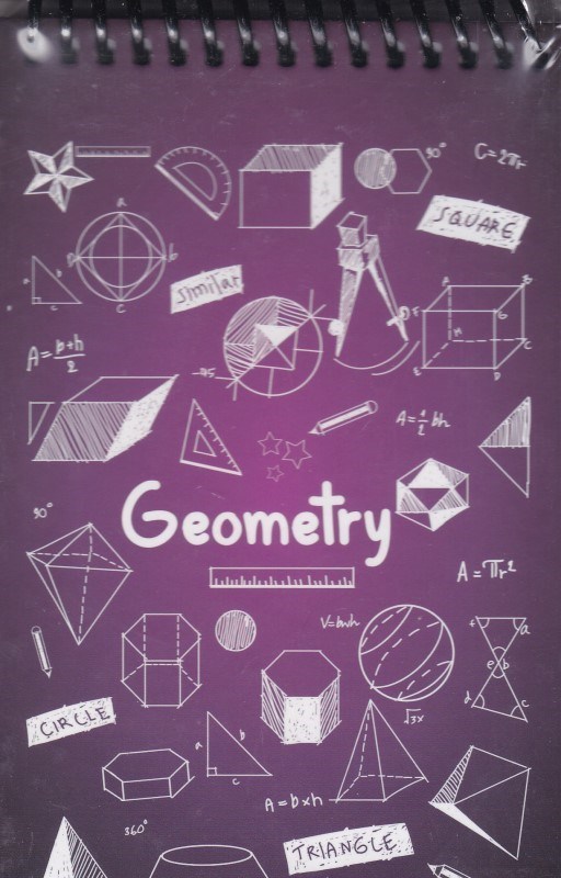 تصویر  يادداشت جلد سخت  A6 فنر از بالا SCIENCE GEOMETRY